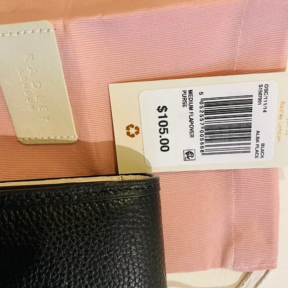 Radley London Alba Place Medium Flapover Wallet, Style# S1506673, black - Picture 4 of 14